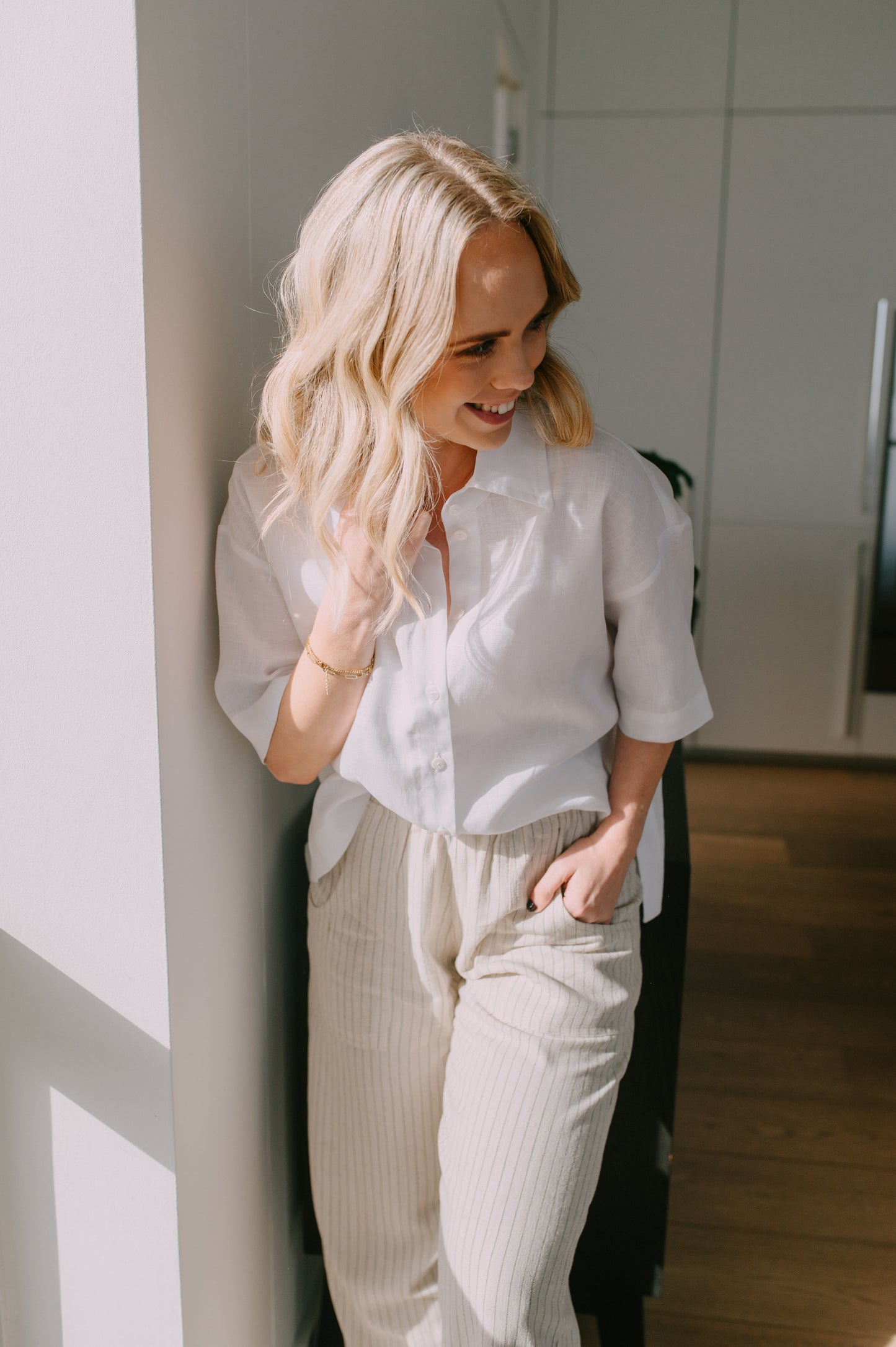 Lily Stripe Patch Pants
