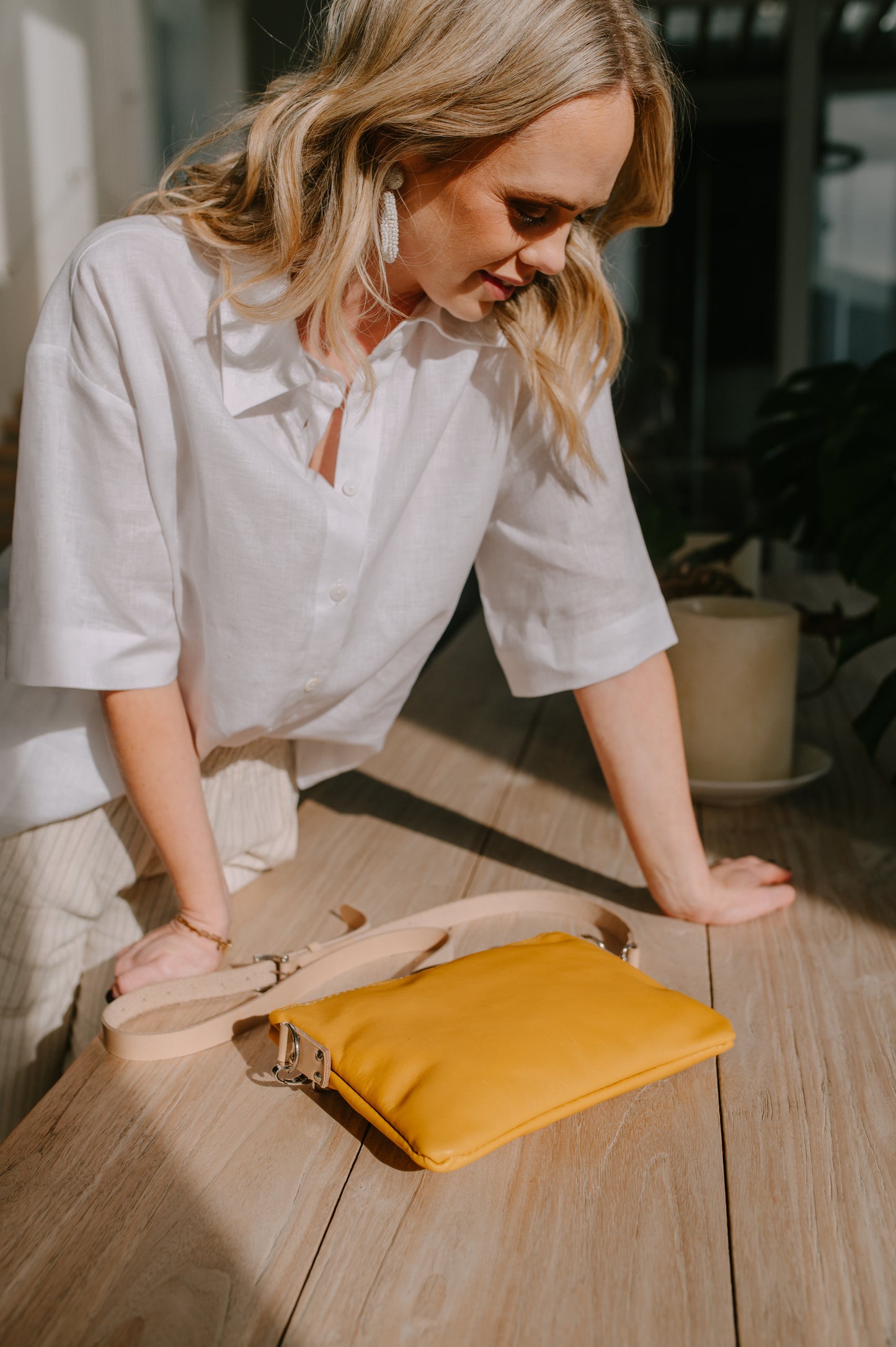 Emma White Linen Shirt