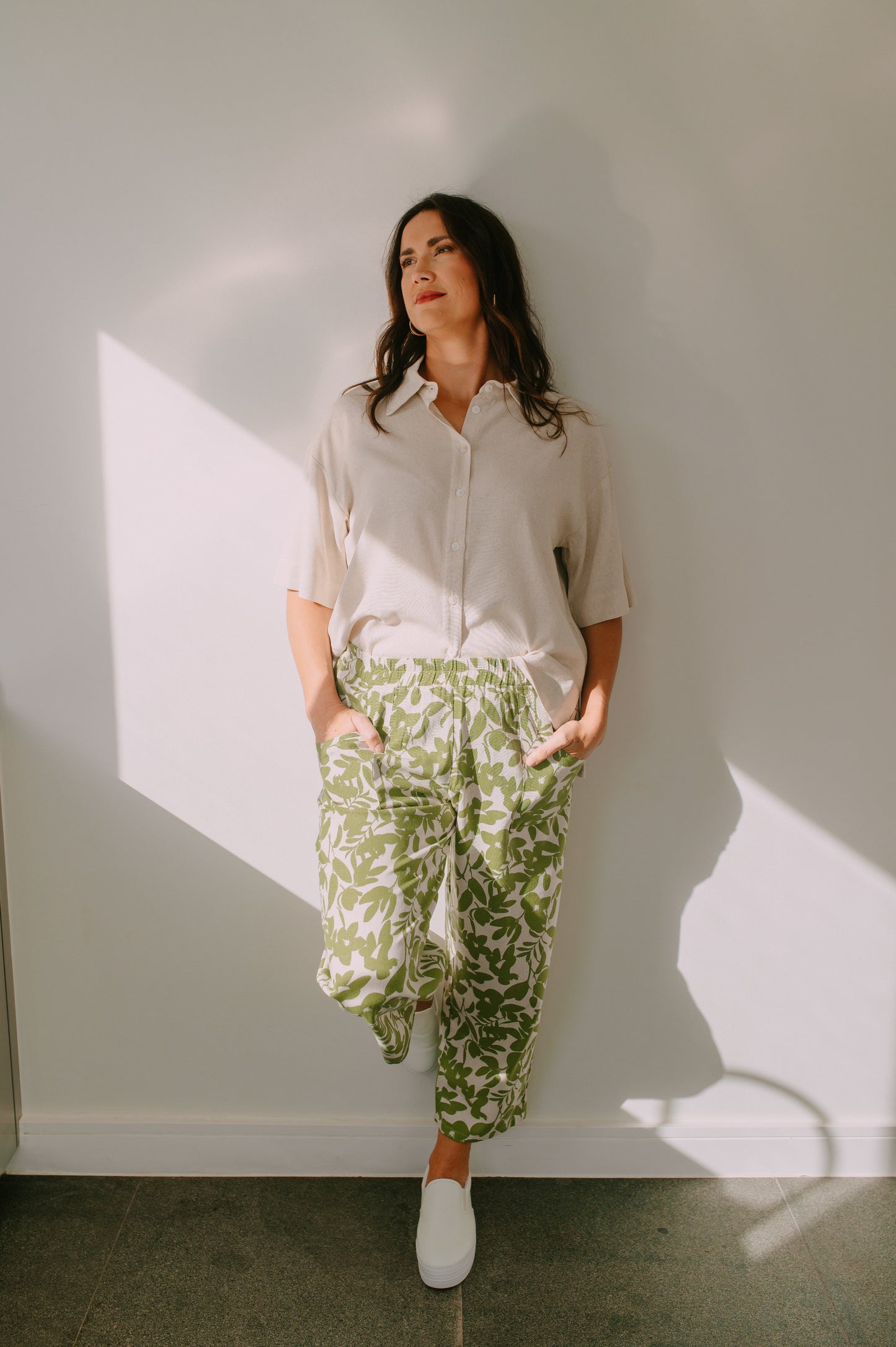 Lily Green Patch Pants