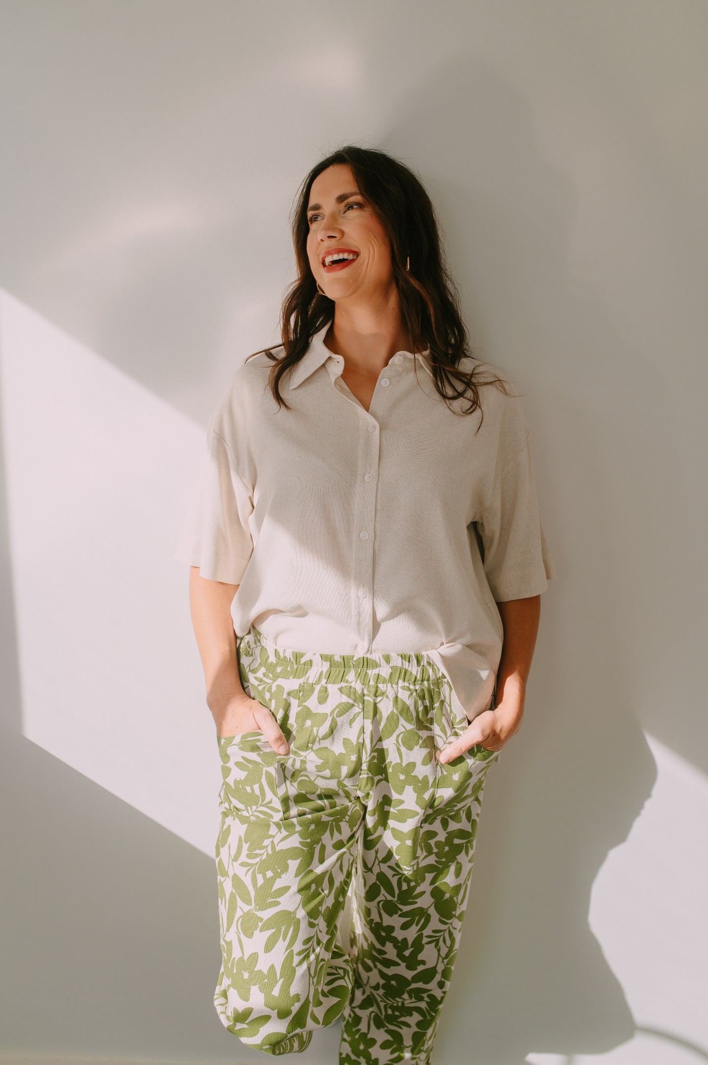 Lily Green Patch Pants