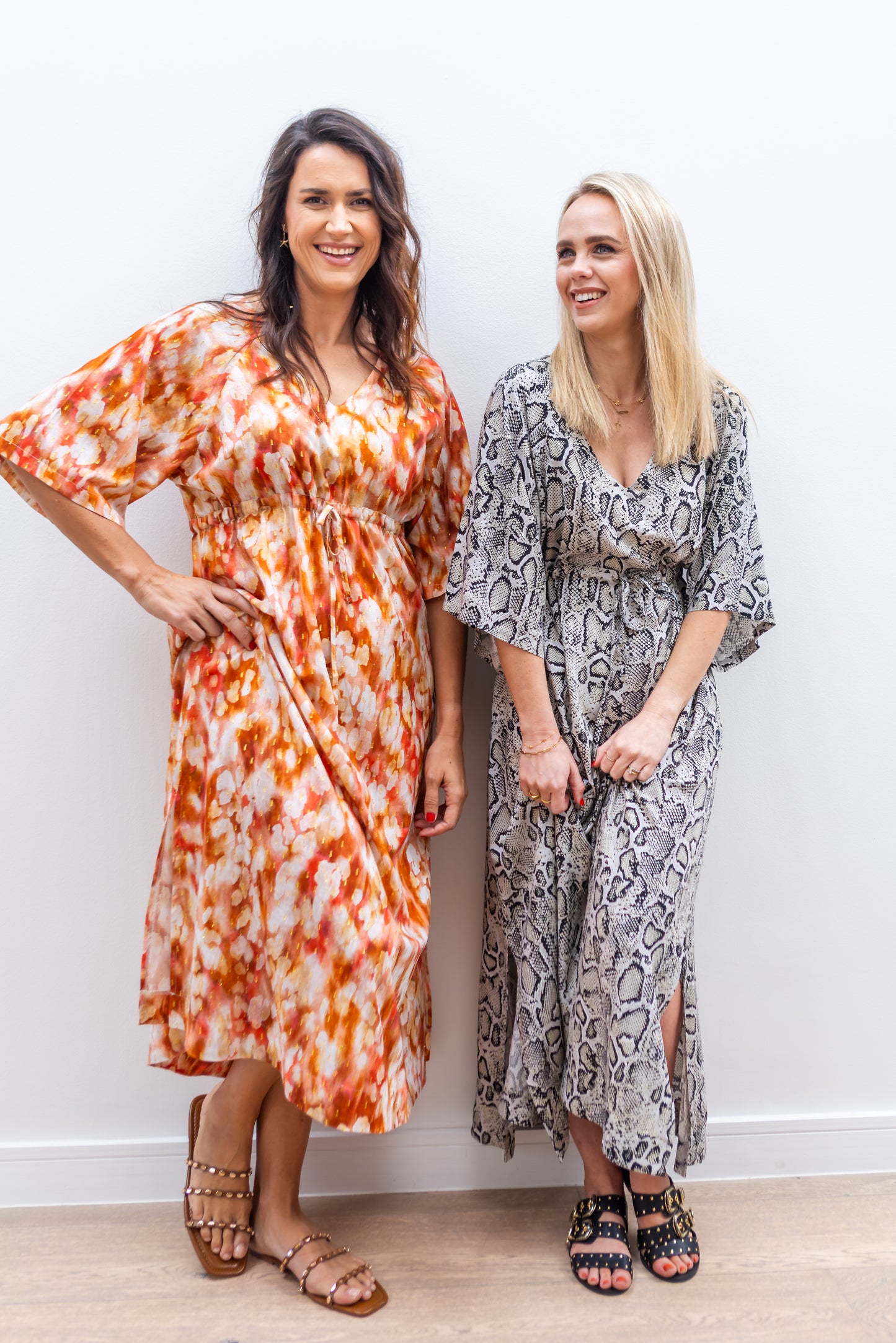 Sophia Snake-Print Dress