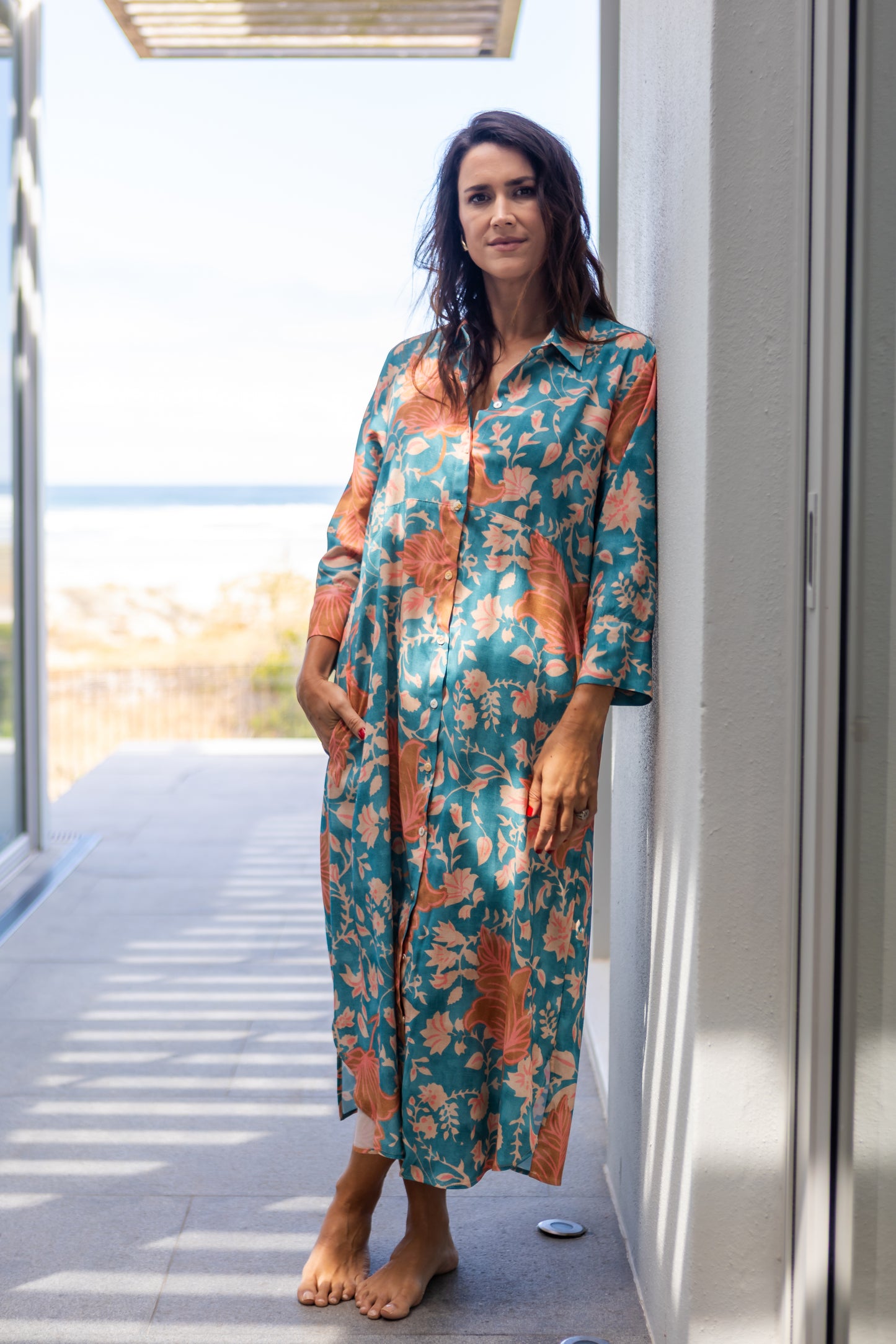 Mia Tropical Floral Dress