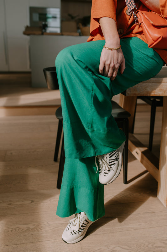Hanna Green Palazzo Pants