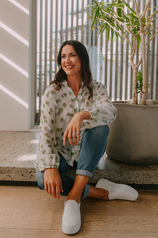 Klara Palm Shirt