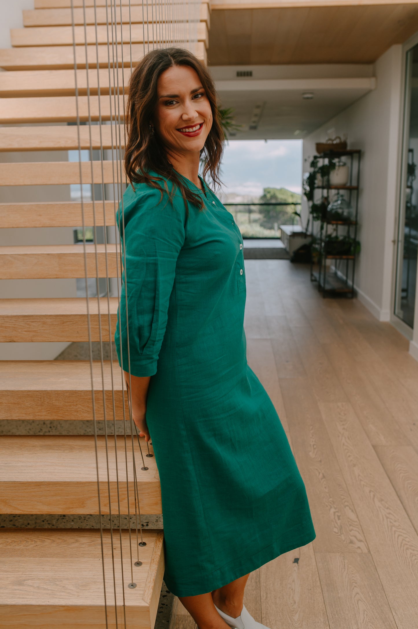 Lea Tunic Green Dress