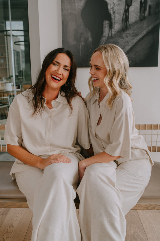 Emma Cream Linen Shirt